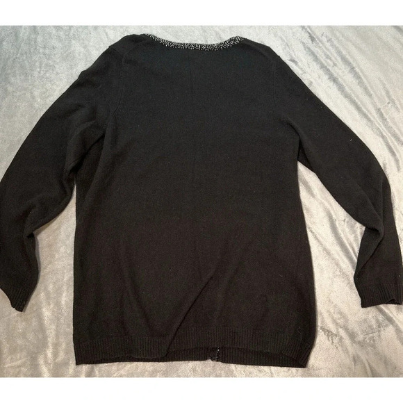 Talbots Lambs Wool Rabbit Hair Sweater Women Sz L Preppy Quiet Luxury Old Money - Picture 3 of 5